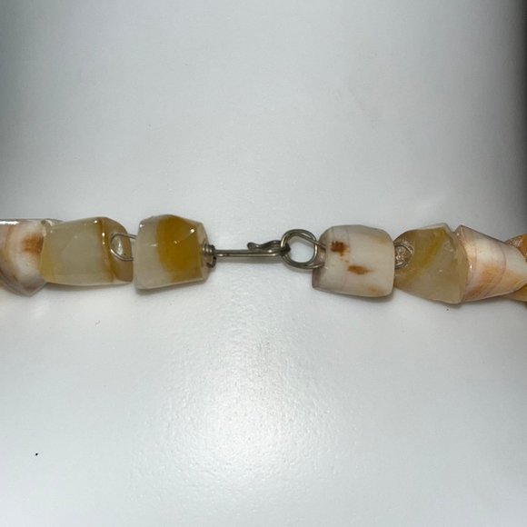 Vintage Honey Quartz Pendant with Mexican Onyx Necklace - Picture 7 of 10